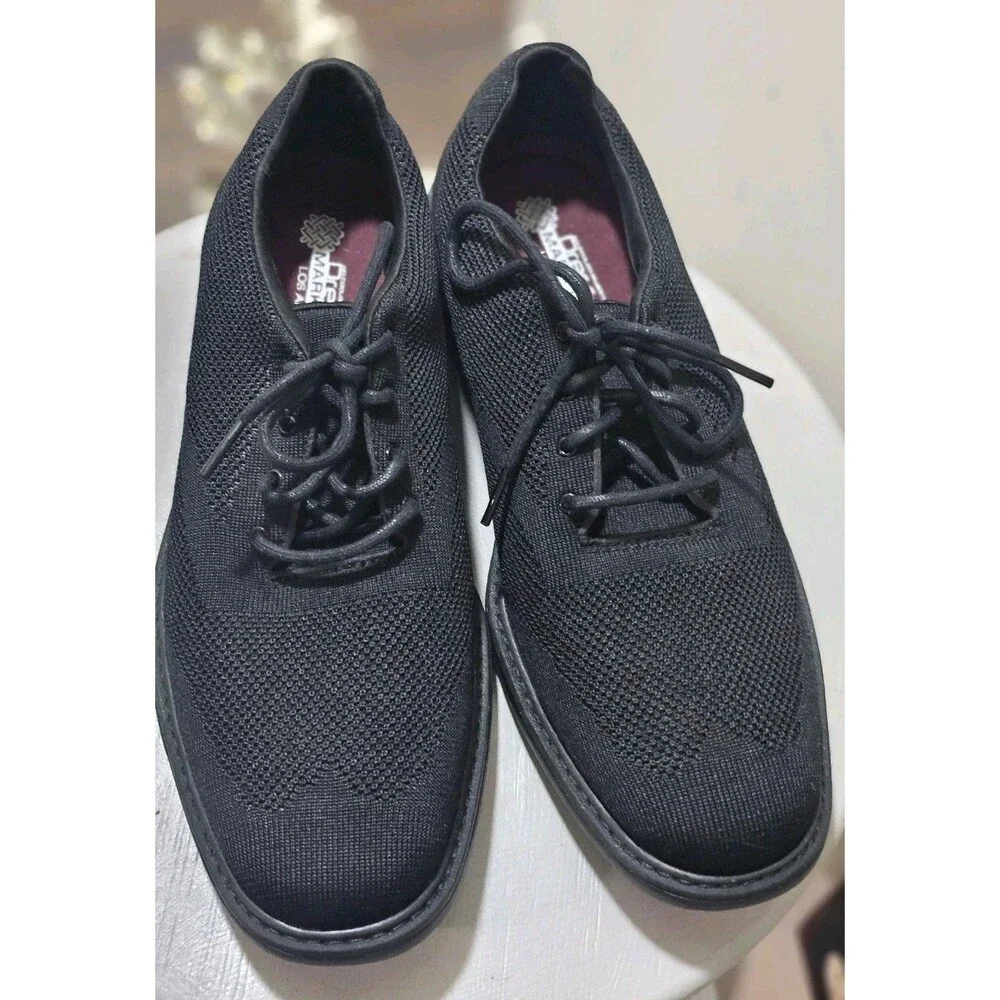 Mark Nason Los Angeles Men's DressKnit Oxfords Black Size 9.5 (SN 68244)